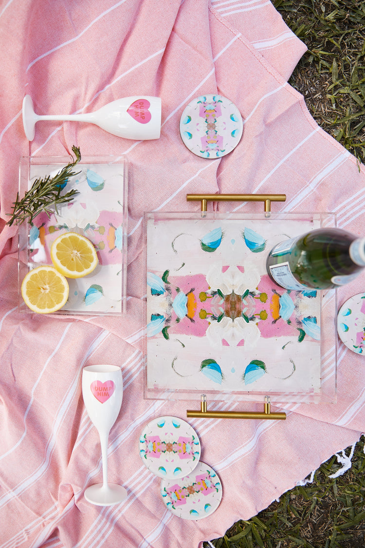 Monet's Garden Pink | Laura Park x Tart by Taylor Large Tray