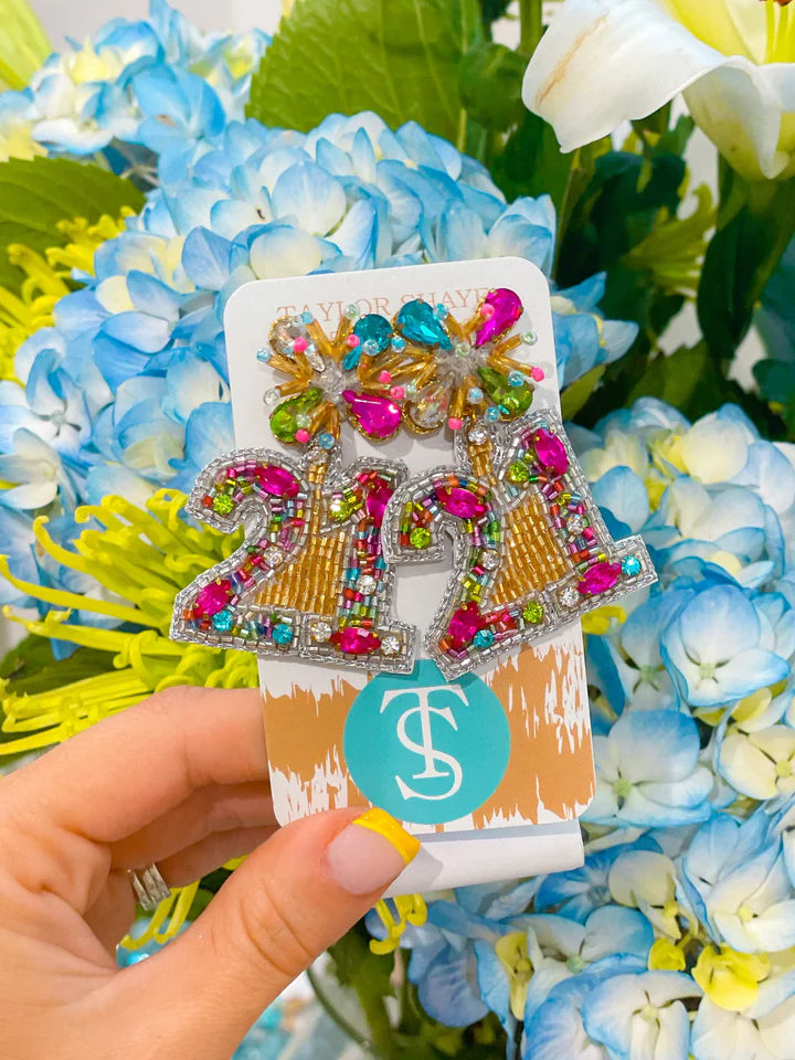 21st Birthday Earrings