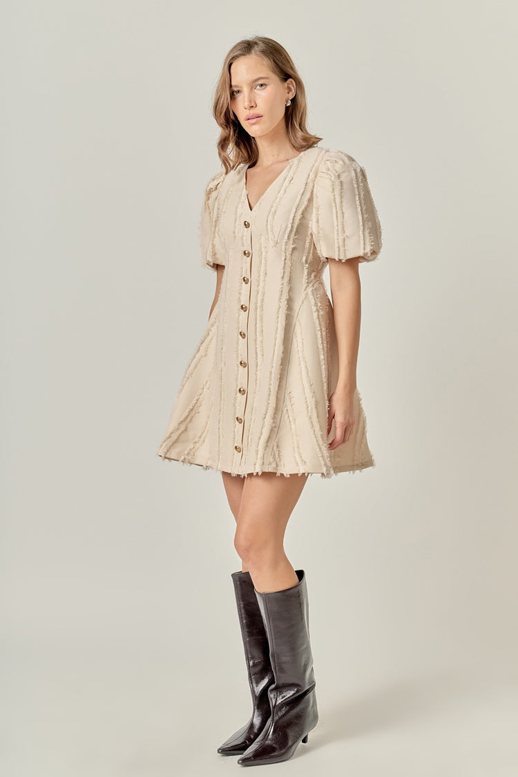 Lindsey Button Up Mini Dress