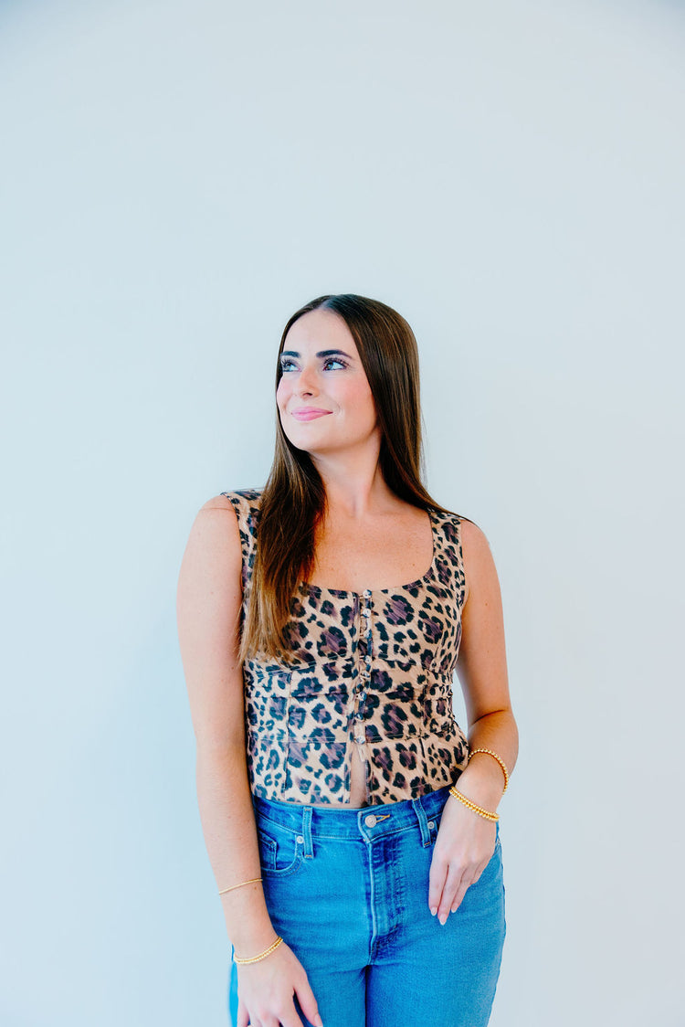 Lexi Leopard Top