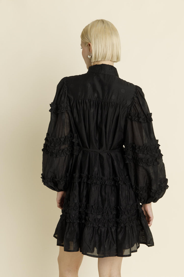 Molly Black Long Sleeve Dress