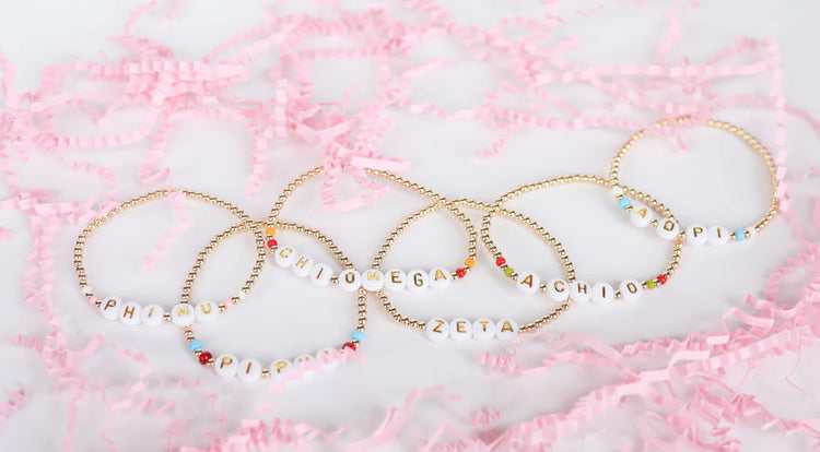 Beaded Blondes Sorority Bracelet