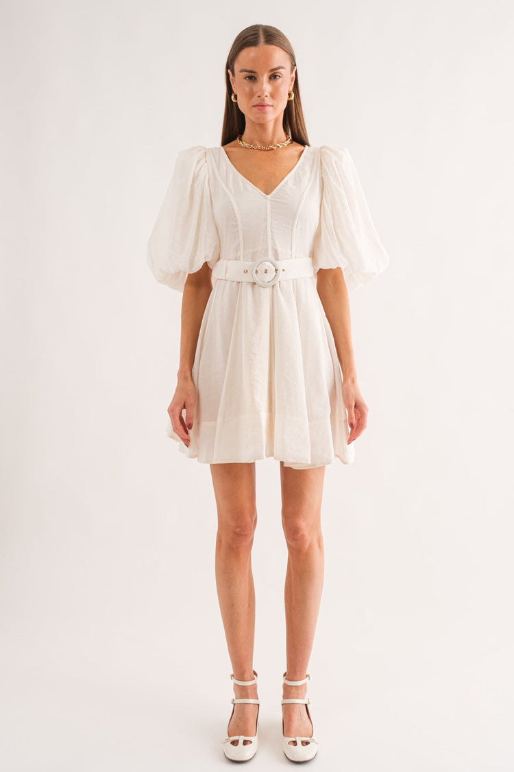 Mila Belted Mini Dress