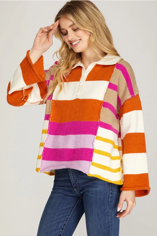 Autumn Collared Sweater