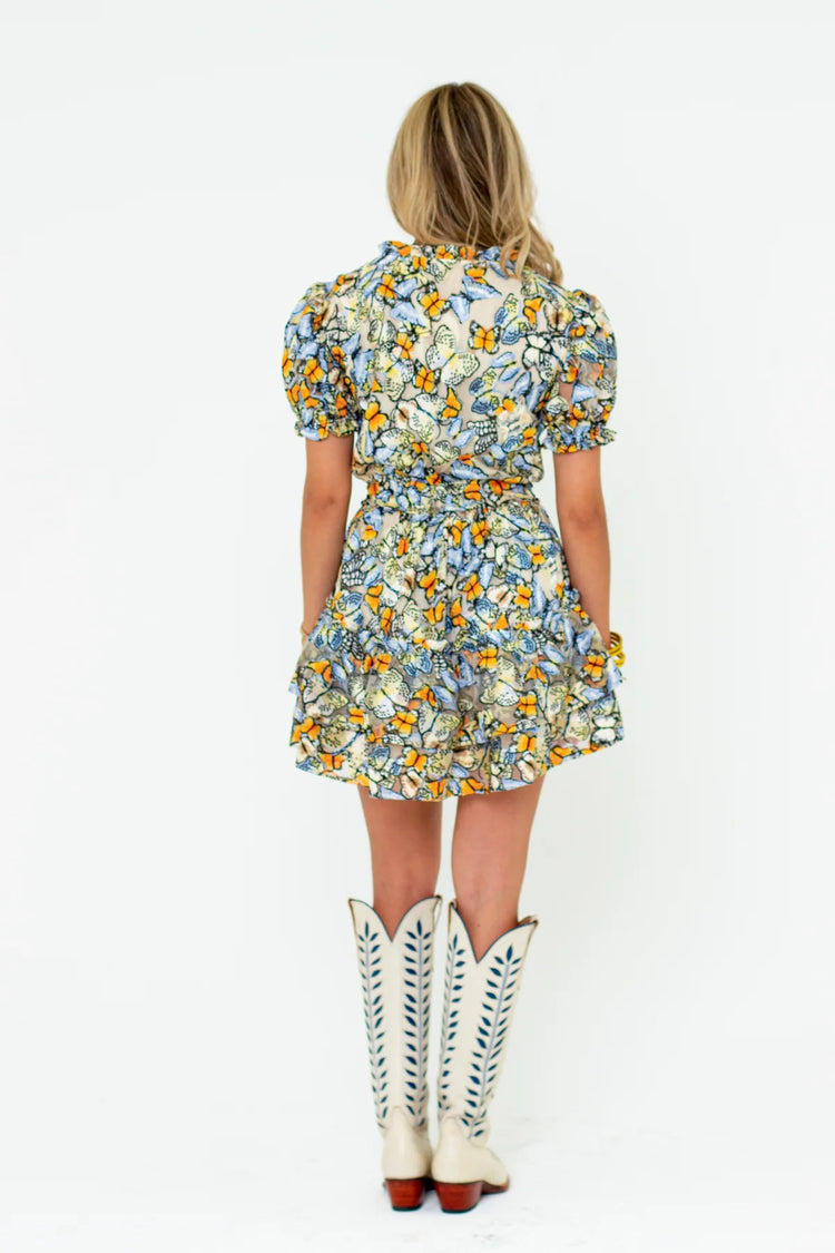 BuddyLove - Clementine Elastic Waist Mini Dress - Meadow