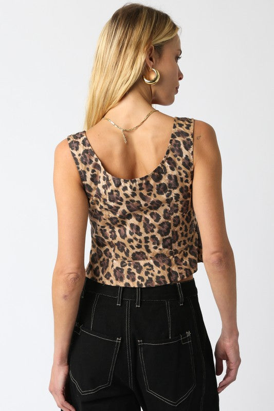 Lexi Leopard Top