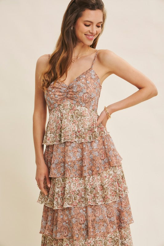 Penelope Tiered Ruffle Maxi Dress