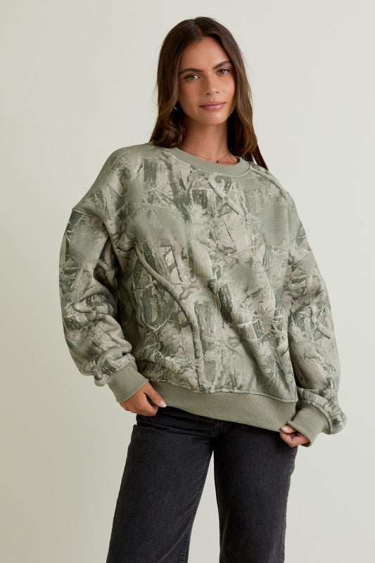 Rowdy Camo Sweatshirt