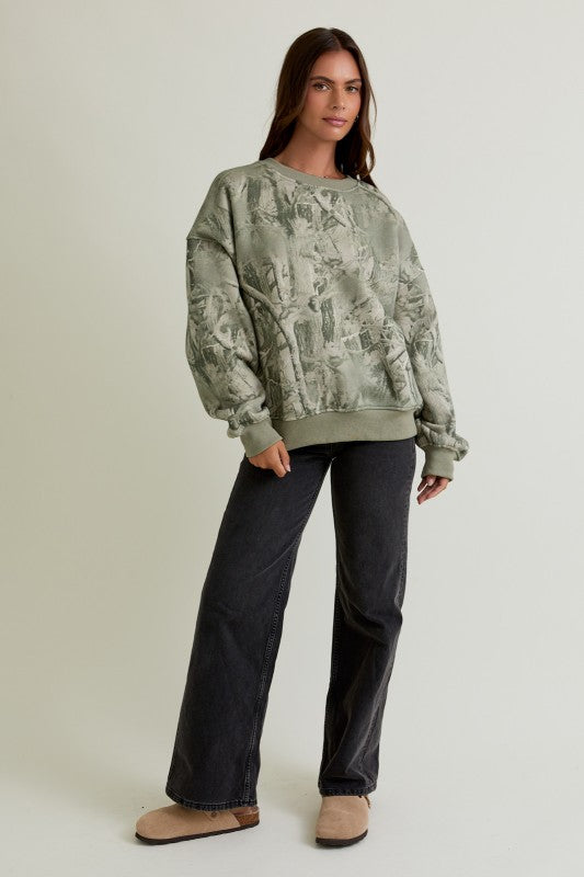 Rowdy Camo Sweatshirt