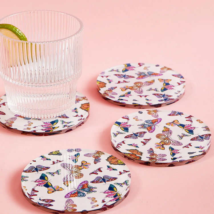 Butterfly Kisses Coaster