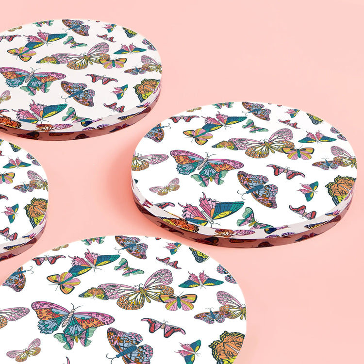 Butterfly Kisses Coaster