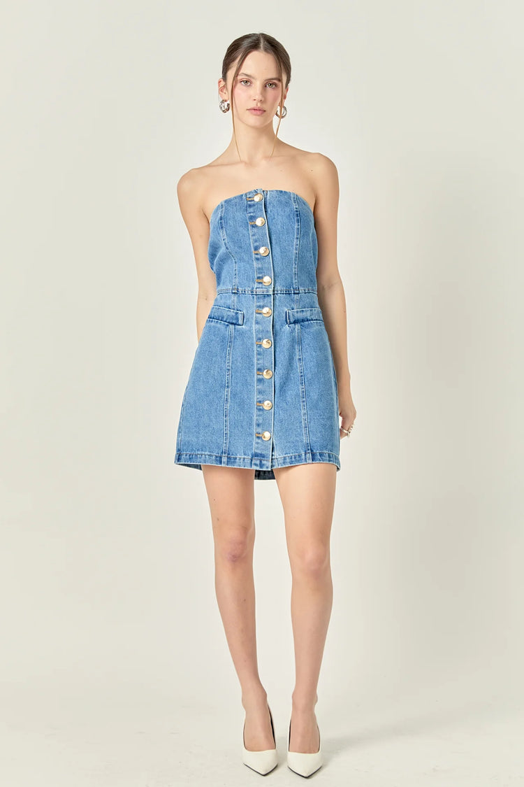 Dani Denim Mini Dress