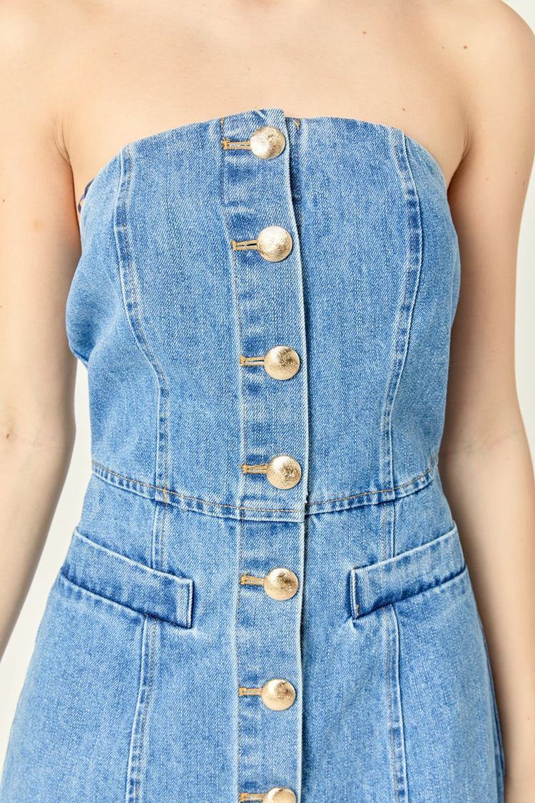 Dani Denim Mini Dress