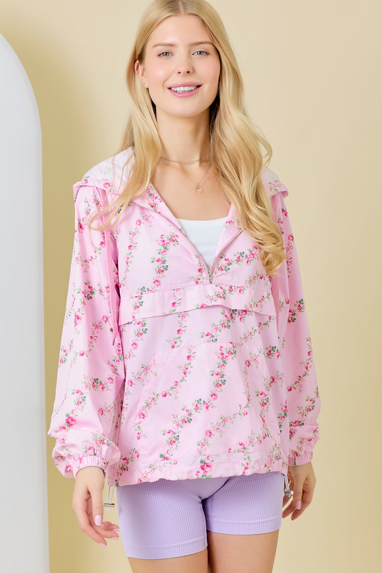 Fancy Floral Windbreaker