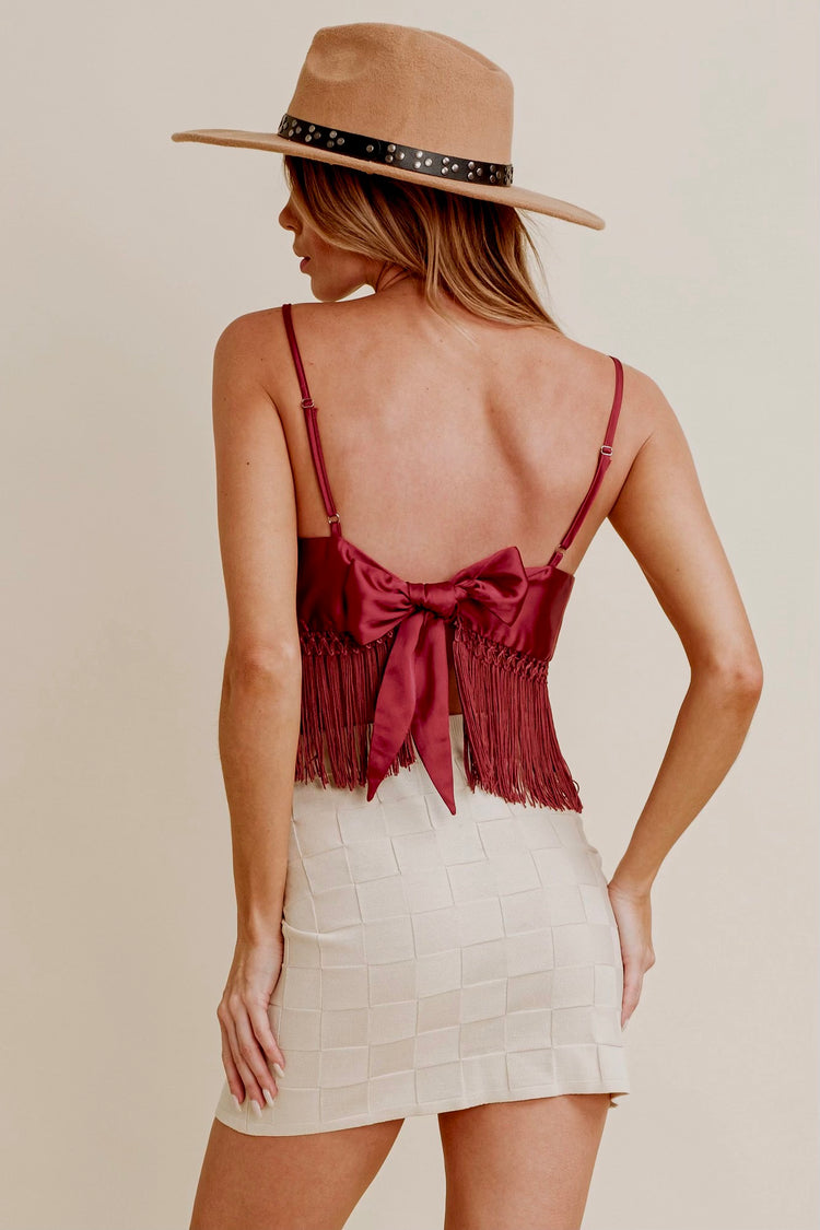 Ally Fringe Crop Top