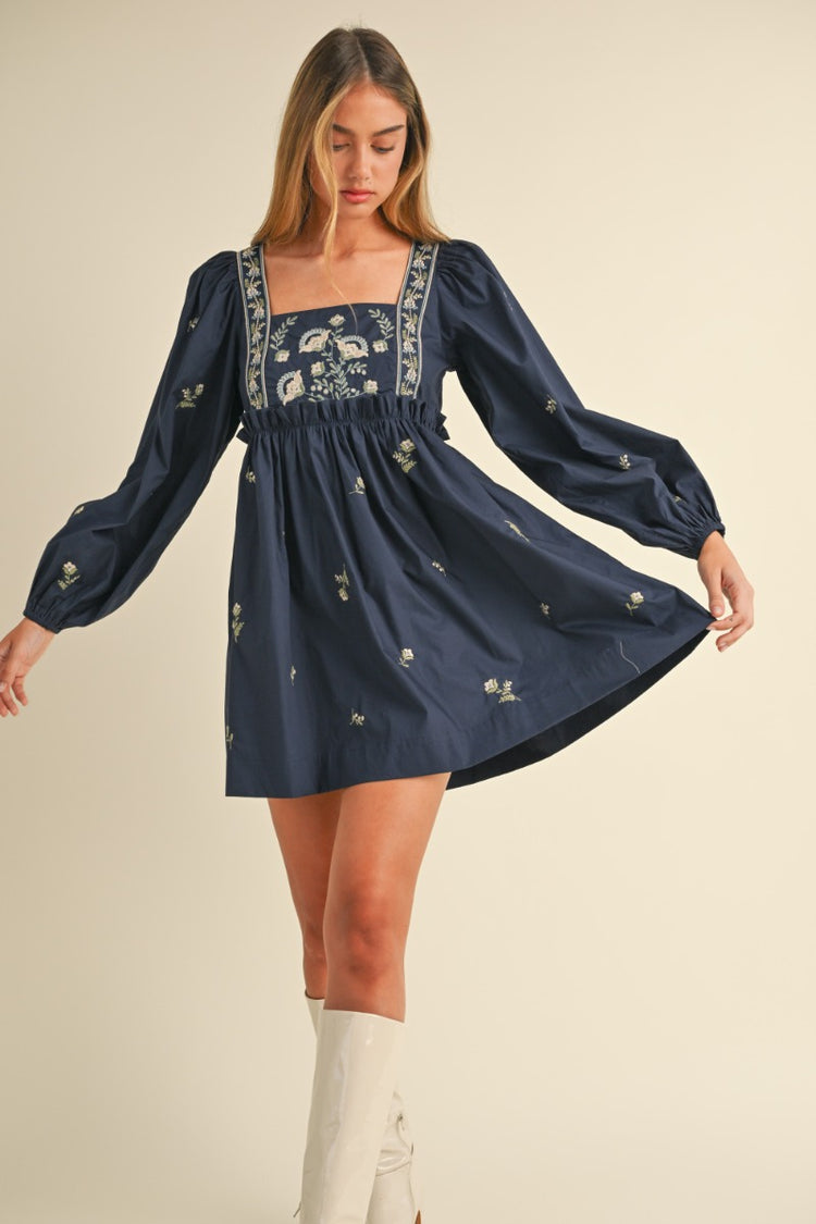 Lauren Long Sleeve Mini Dress