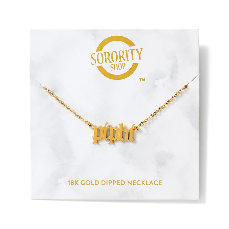 Sorority Necklace - Old English Style