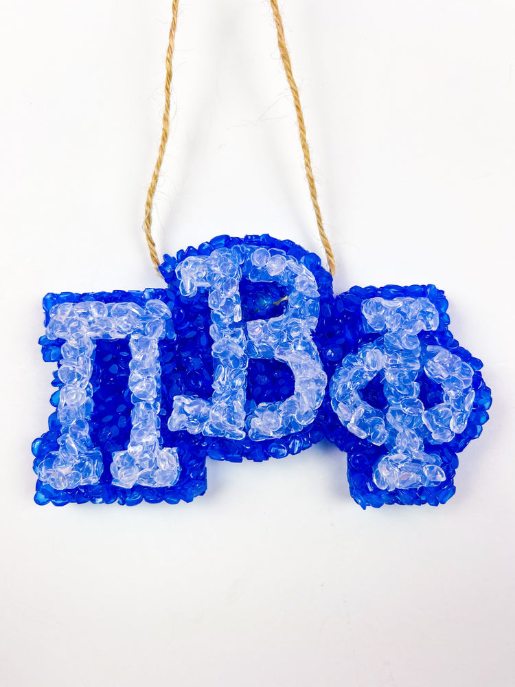 Strawberry Leather Sorority Car Freshie