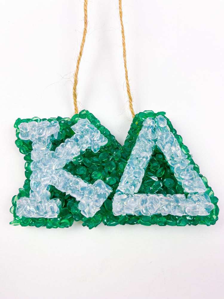 Strawberry Leather Sorority Car Freshie