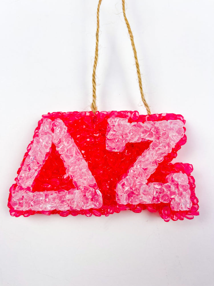 Strawberry Leather Sorority Car Freshie