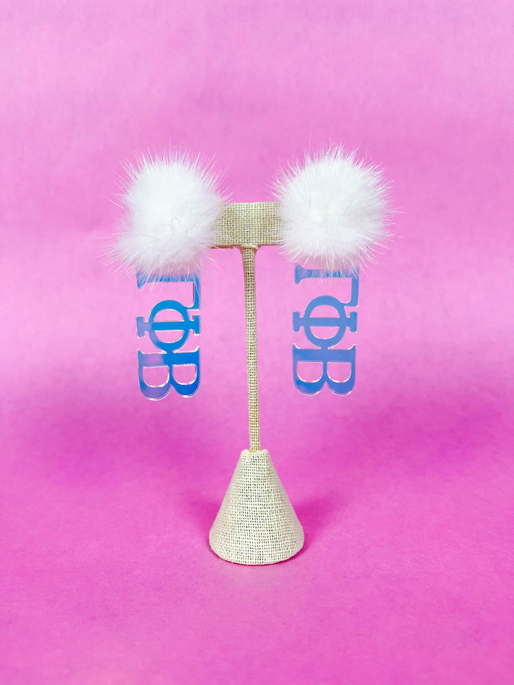 Iridescent Sorority Earrings