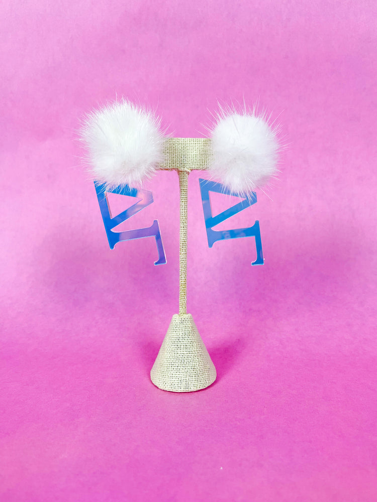 Iridescent Sorority Earrings