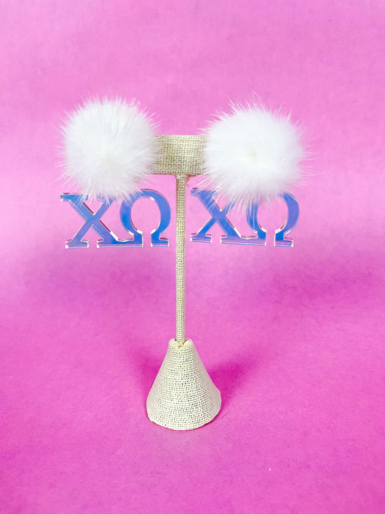 Iridescent Sorority Earrings