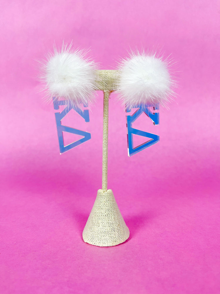 Iridescent Sorority Earrings