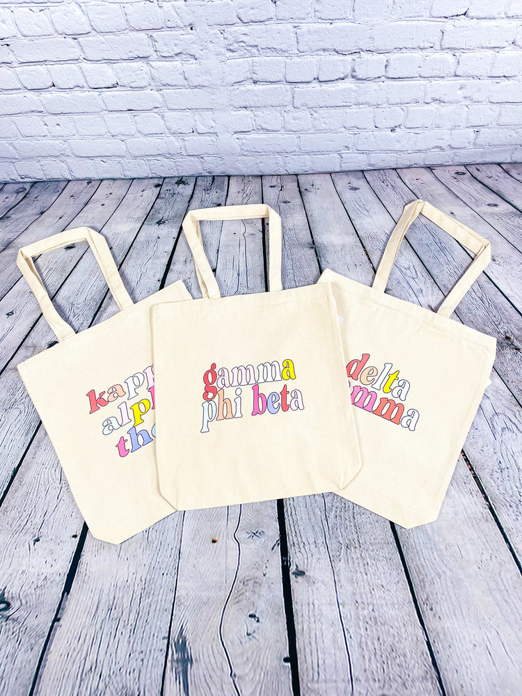 Go Greek Sorority Tote