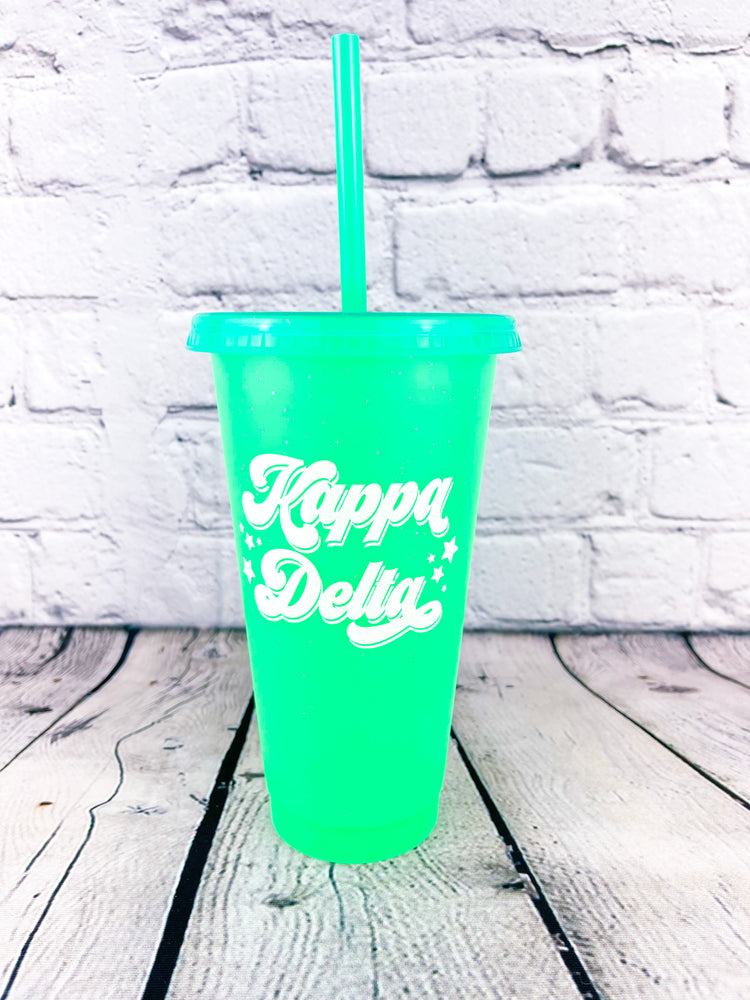 Groovy Greek Color Changing Cup