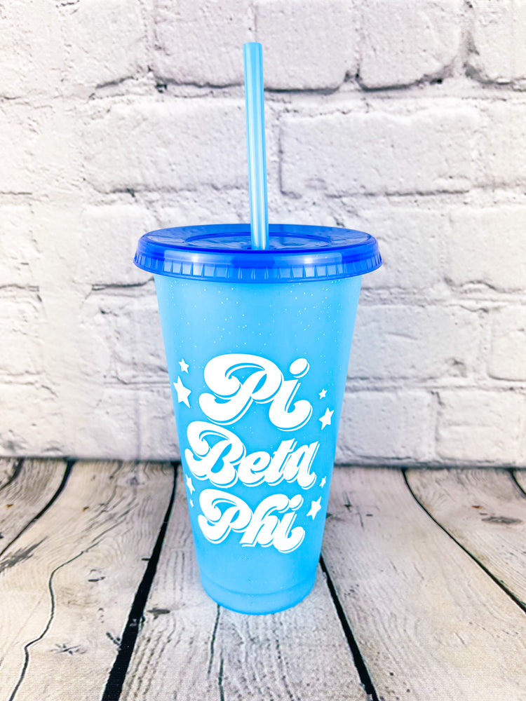 Groovy Greek Color Changing Cup