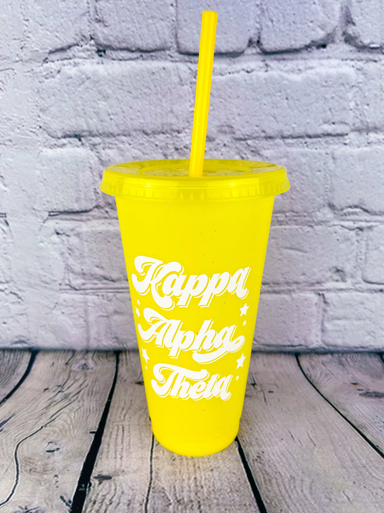Groovy Greek Color Changing Cup