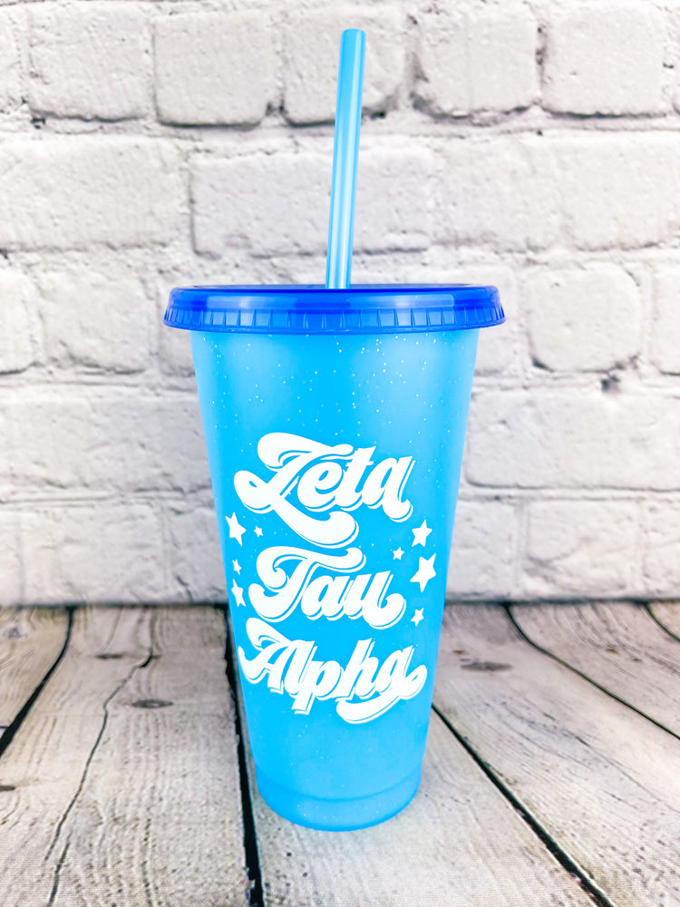 Groovy Greek Color Changing Cup