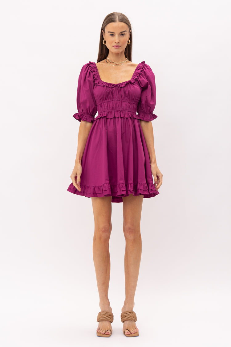 Ashlyn Poplin Mini Dress