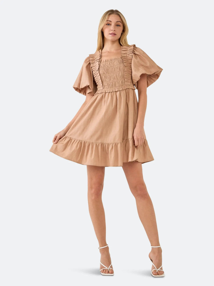 Tyler Tan Mini Dress