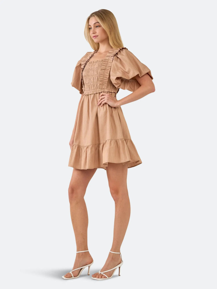 Tyler Tan Mini Dress