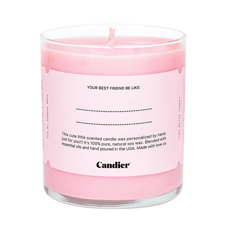 "Customize Me" Candle