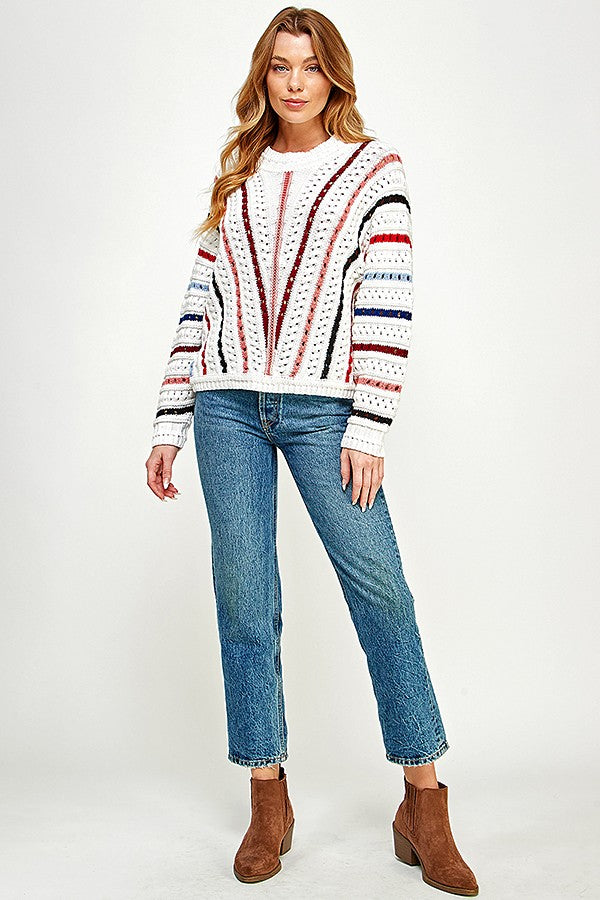 Samantha Striped Sweater