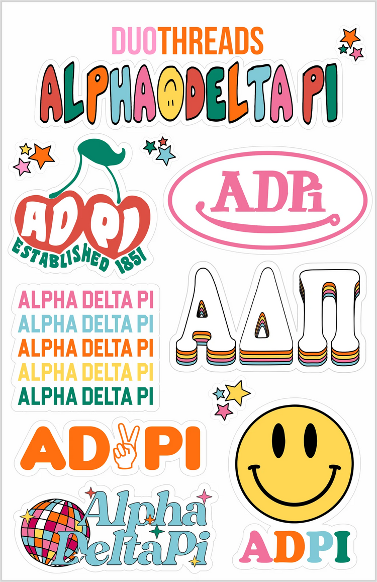 Sorority Sticker Sheet