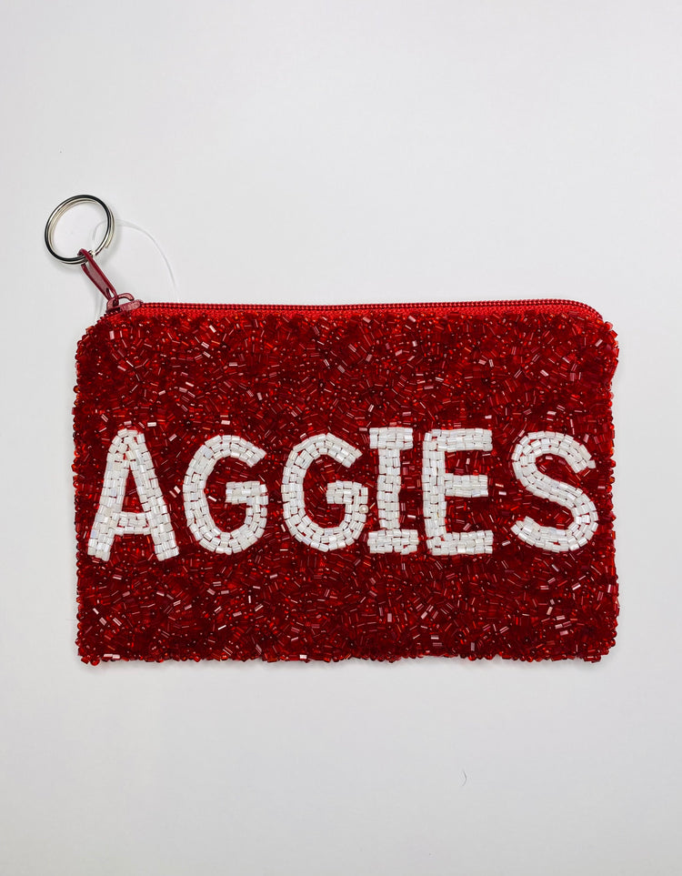 Aggie Beaded Coin Purse