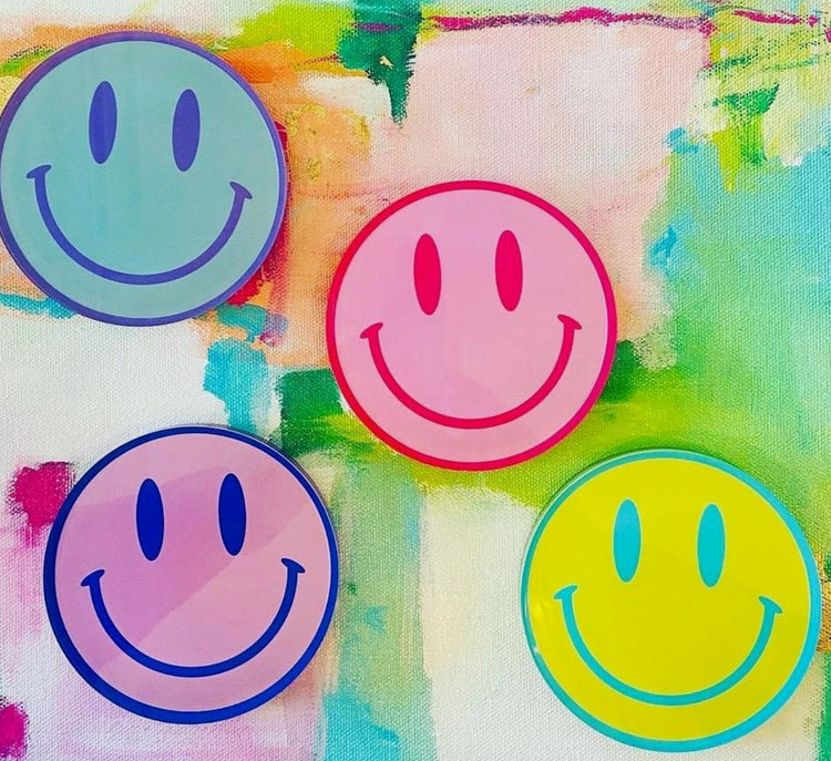 All Smiles Set of 4 Coasters