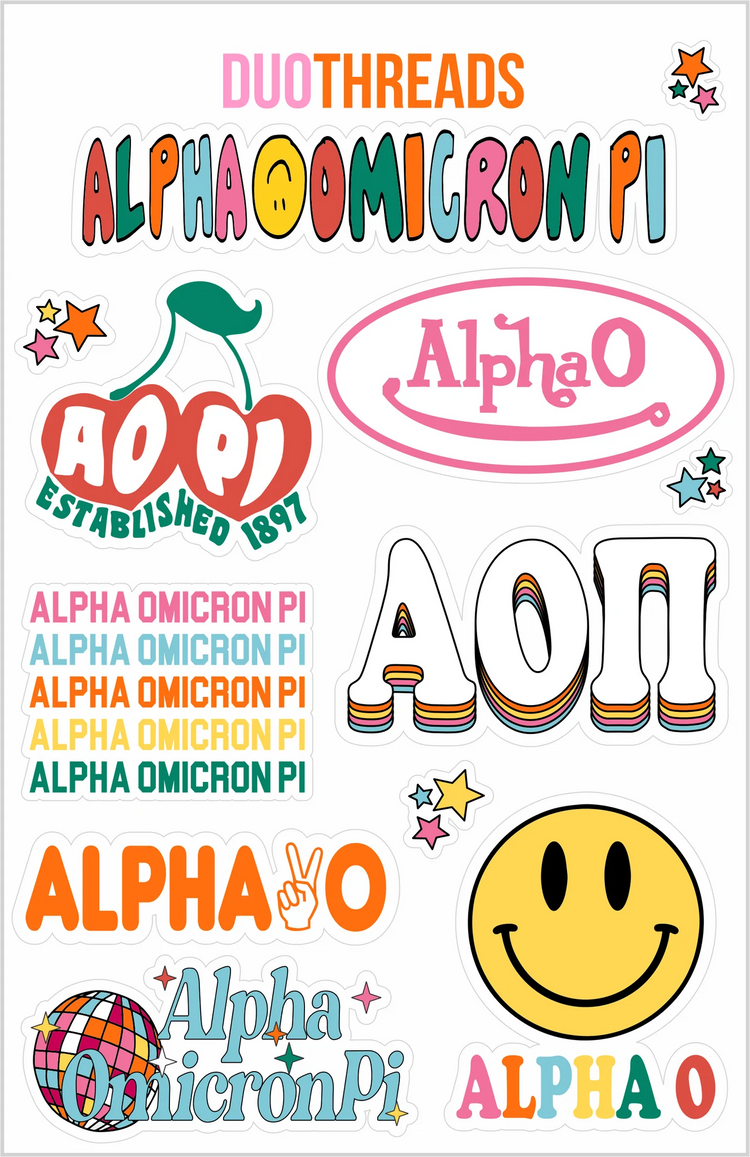 Sorority Sticker Sheet