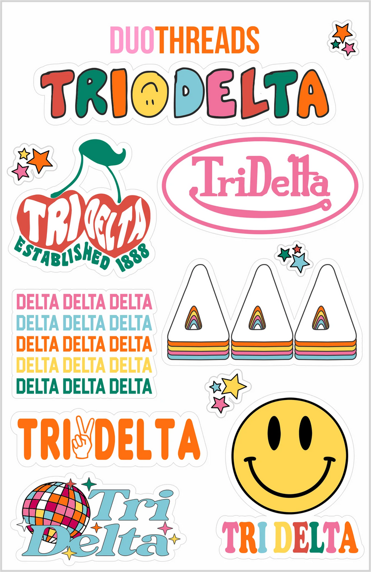Sorority Sticker Sheet
