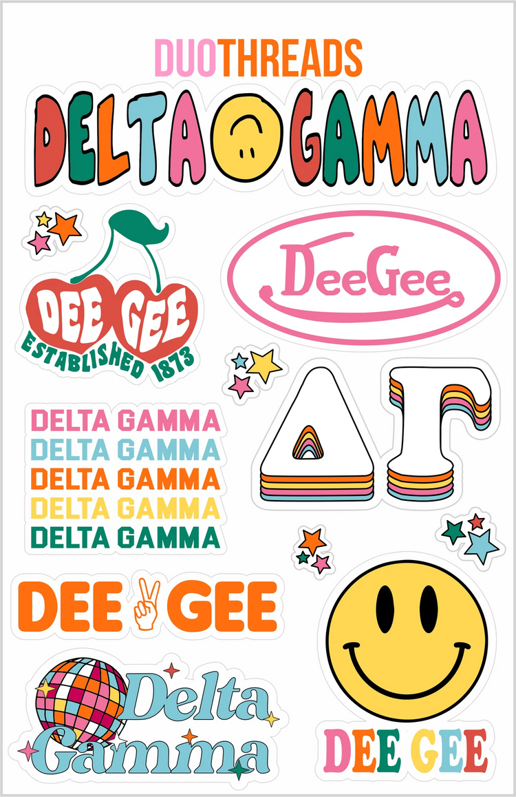 Sorority Sticker Sheet