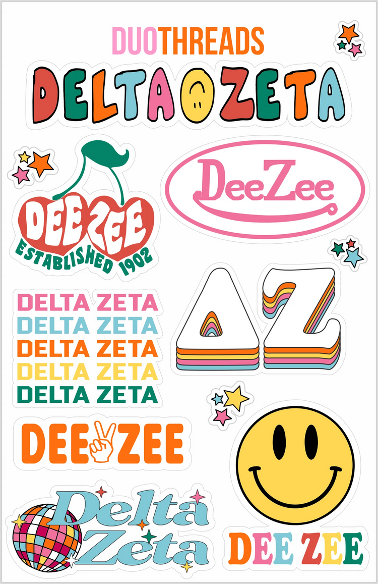 Sorority Sticker Sheet