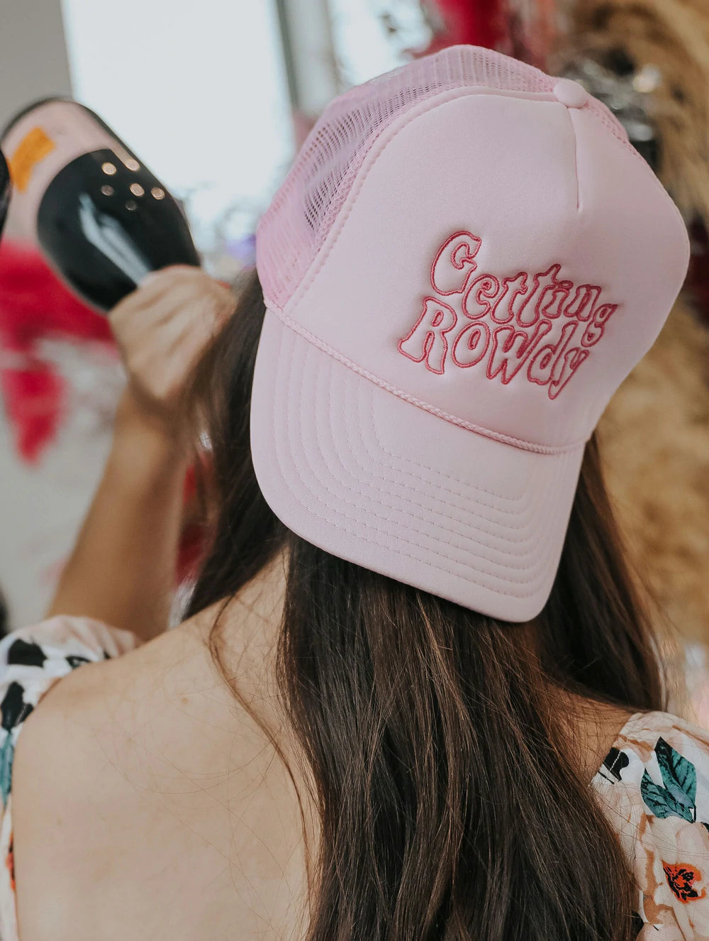 Getting Rowdy Trucker Hat Rowdy Merch Co