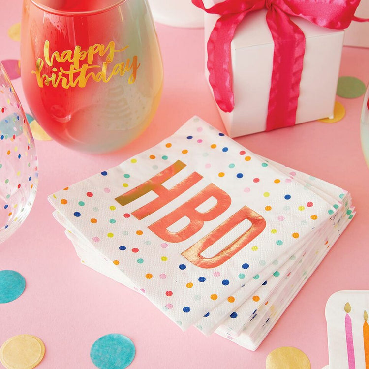 HBD Drink Napkins