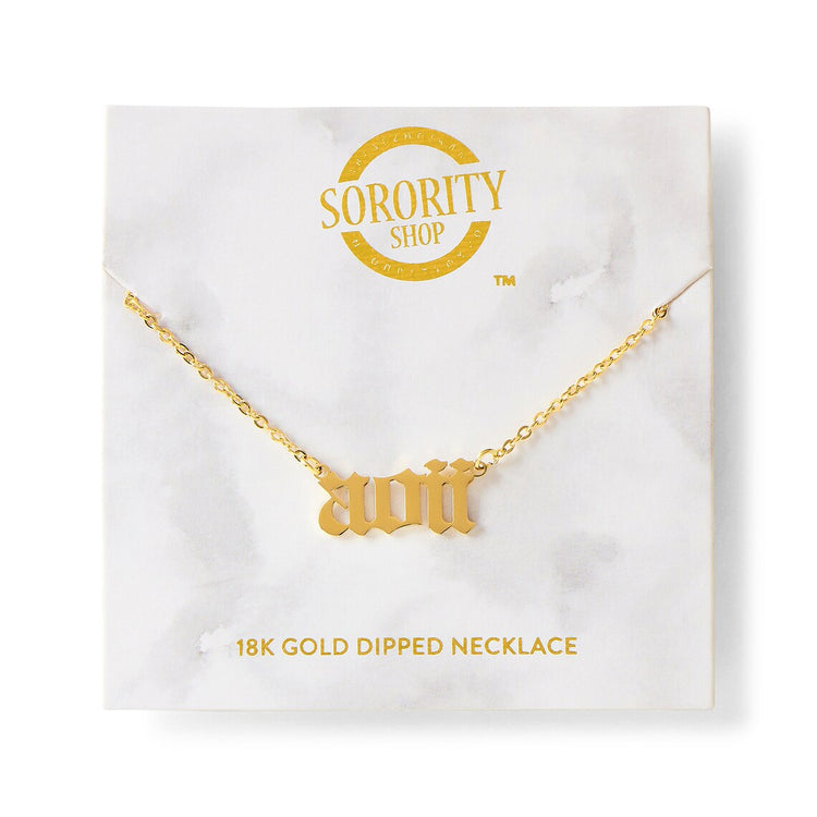 Sorority Necklace - Old English Style