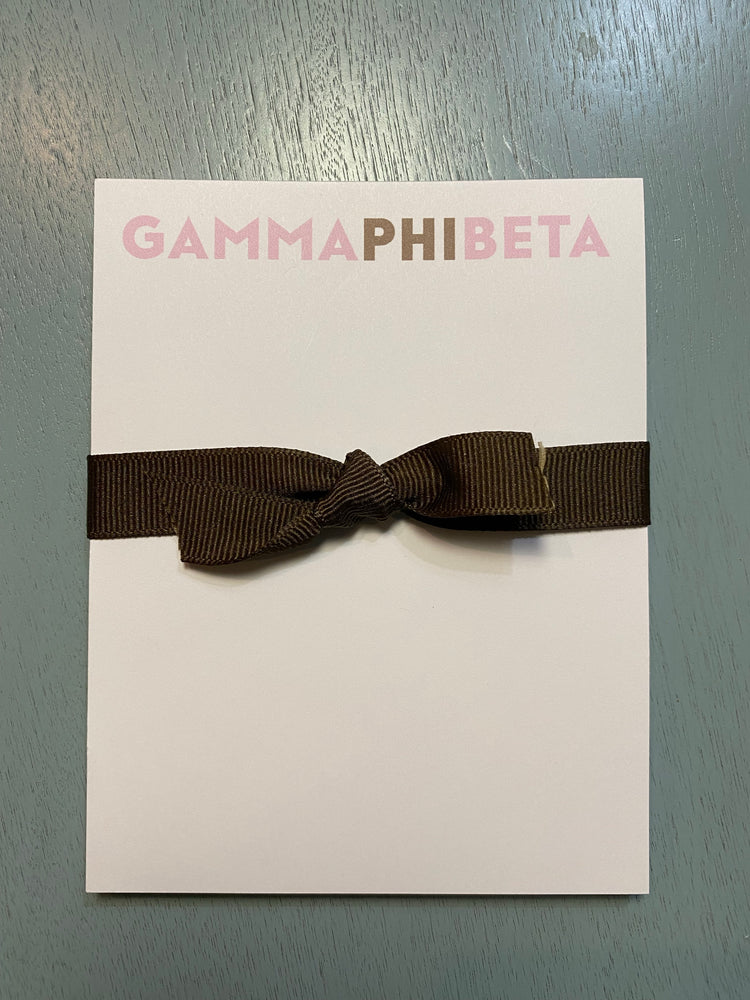 Sorority Notepad