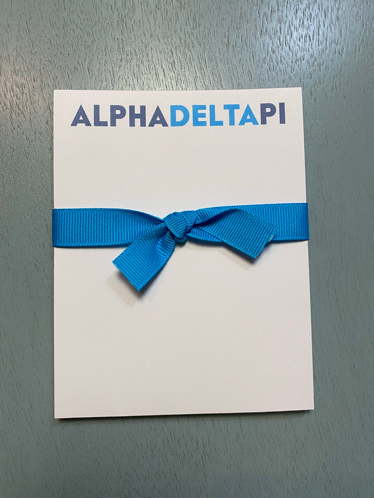 Sorority Notepad